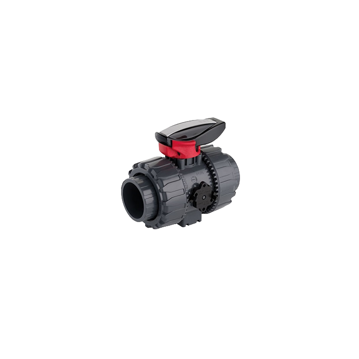 Valvola in pvc fip a doppia unione da 63 mm - vib63c - fip