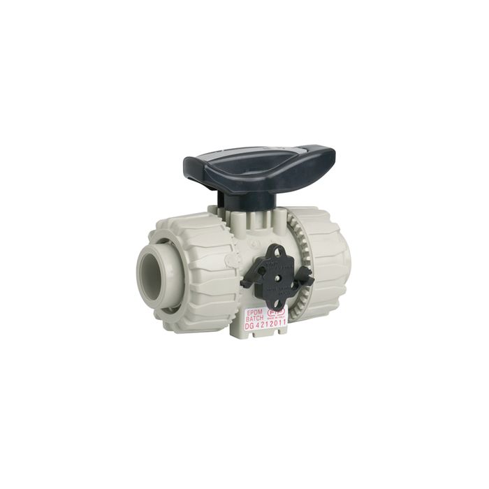 Valvola A Sfera In PVC Con Guarnizioni EPDM – Doppia Unione – Da 20mm A 63mm