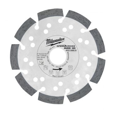 MILWAUKEE DISCO DIAMANTATO DUH 125 MM CEMENTO ARMATO