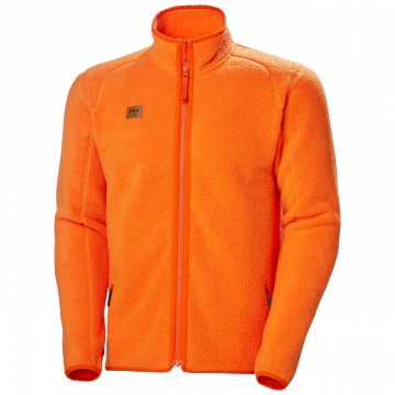 HELLY HANSEN FELPA PILE HERITAGE ZIP INTERA ARANCIO SCURO