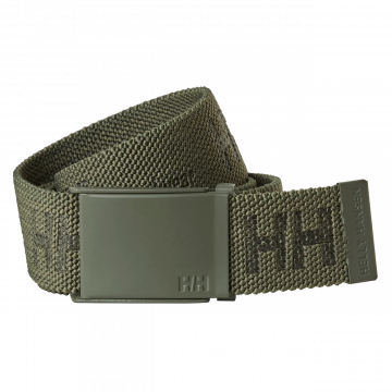 HELLY HANSEN CINTURA IN FETTUCCIA CON LOGO VERDE MILITARE