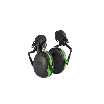 3M PELTOR CUFFIE AURICOLARI, VERDE, ATTACCO PER ELMETTO, X1P5E