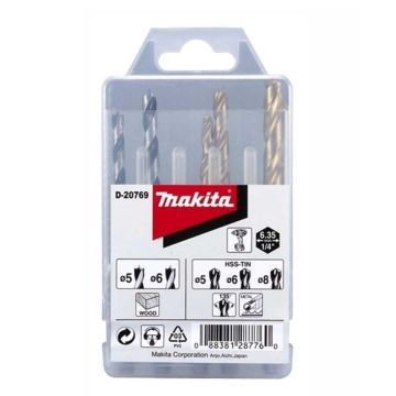 MAKITA KIT PUNTE D-20769 5PZ ATTACCO 1/4