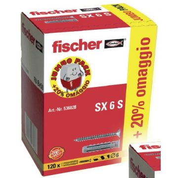 FISCHER FISCHER PROMO SX 6 S (100PZ+20PZ OMAGGIO)