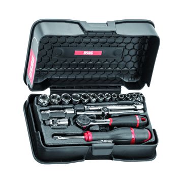 USAG 606 1/4 EA CASSETTA ASSORTIMENTO BUSSOLA 19 PEZZI