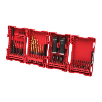 MILWAUKEE SET INSERTI 62PZ SHOCKWAVE PER AVVITATORE AD IMPULSI