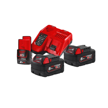 KIT BATTERIA+CARICABATTERIE M18 NGR-502 18VOLT 5AH