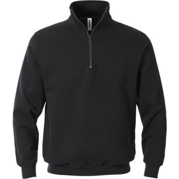 FRISTADS FELPA MEZZA ZIP COLORE NERO BASE CAMP 1737SWB