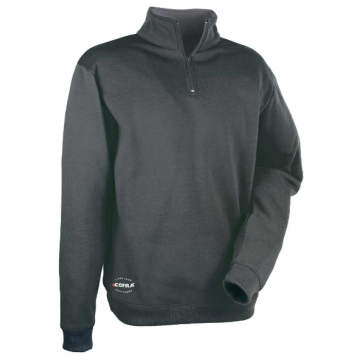 COFRA FELPA ARSENAL ANTRACITE 1/2 ZIP