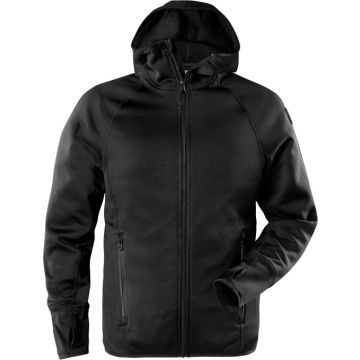 FRISTADS FELPA CALCIUM POLARTEC ZIP POWER NERO