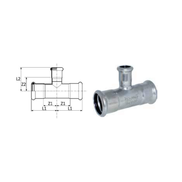 RM TEE RIDOTTO A316 INOXPRESS