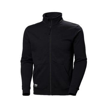 HELLY HANSEN FELPA MANCHESTER ZIP INTERA NERO