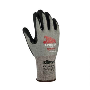 U-POWER GUANTO CUT NITRILE GRIGIO NERO