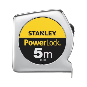 STANLEY FLESSOMETRO POWERLOCK 5MT 33-191