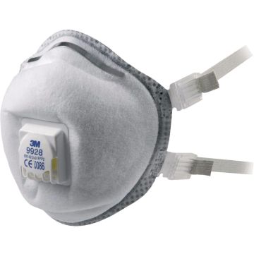 3M RESPIRATORE SALDATURA 9928 FFP2 C/VALVOLA SERIE 9000