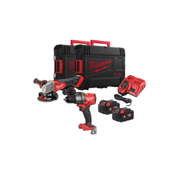 MILWAUKEE KIT TRAPANO + SMERIGLIATRICE M18 FPP2E3-502X