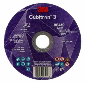 3M DISCO CUBITRON 3 T41 230X3 TAGLIO VERSIONE PIANA