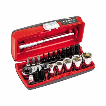 USAG 609 1/4 SKX CASSETTA BUSSOLE ESAGONALI 23 PEZZI X-GRIP