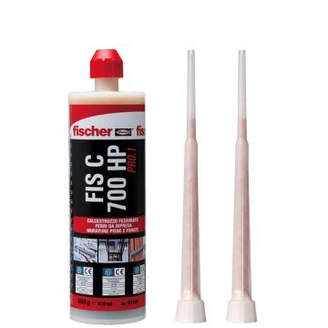 FISCHER ANCORANTE CHIMICO FIS C 700 HP PRO.1 410ML HYBRID CON MISCELATORE