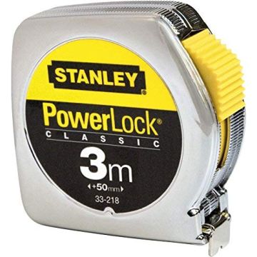 STANLEY FLESSOMETRO POWERLOCK 3MT CASSA PLASTICA
