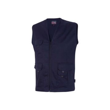 U-POWER GILET MULTITASCHE CHICA WESTLAKE BLUE