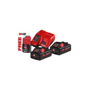 KIT ENERGY M18 HNRG-302  3 BATTERIE + CARICABATTERIE