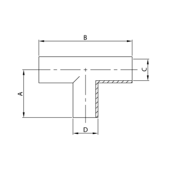 TEE MANDRINARE 200D A304L