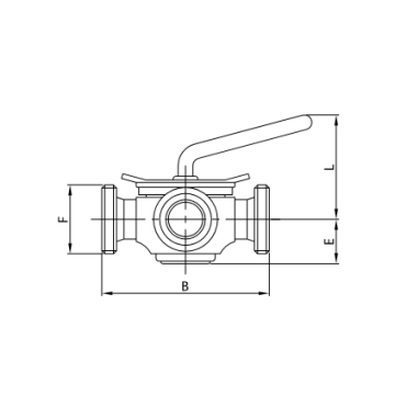 RUBINETTO 3VIE EF-511D A304L