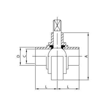 VALVOLA FARFALLA EL-711L A304L CON LEVA 7M1