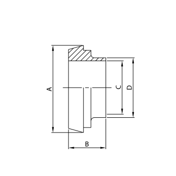 BOCCHETTONE SR-112D A304L CONICO