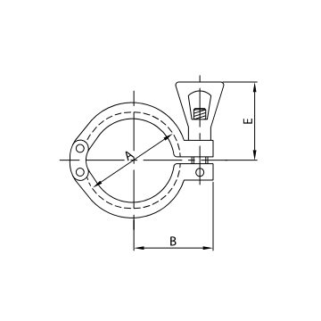 MORSETTO DOPPIO BS DN12/19 A304L