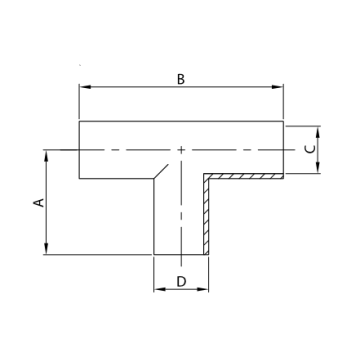 TEE MANDRINARE 200S A316L SMS