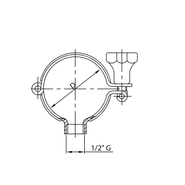 REGGITUBO 091F A304L DN101/104 CERNIERA EF.