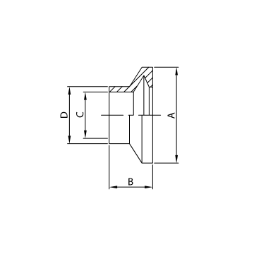 BOCCHETTONE ENO 102E DN100 A304L