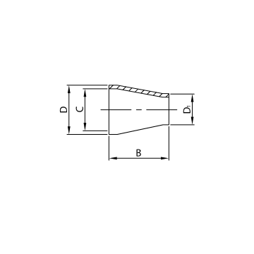 RIDUZIONE CONCENTRICA SR-169L A304L