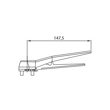 MANIGLIA REGOLAZIONE 7M11 7 POS. 25/76