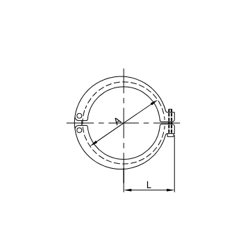 MORSETTO DOPPIO DIN DN200 BS DN200 A304L