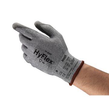 ANSELL GUANTI HYFLEX 11-627 GRIGIO DYNEEMA RIVEST.PU