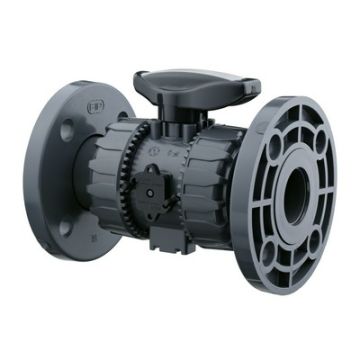 FIP VALVOLA SFERA VKDOV PVC-U D32 FKM FLANGIATA