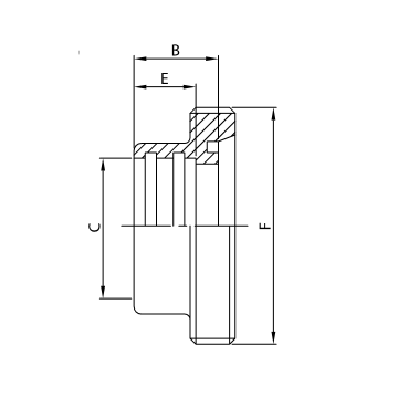 BOCCHETTONE MR-101D A316L FILETTATO