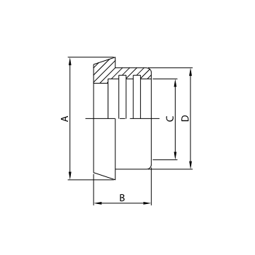 BOCCHETTONE MR-111D A316L CONICO