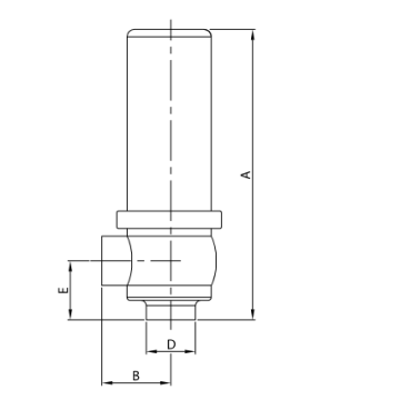 VALVOLA  SICUREZZA EL-660L DN28 A316L