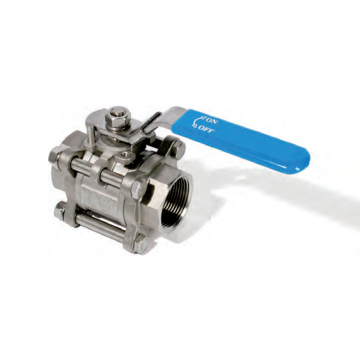 RM VALVOLA SFERA A316 A 3 PZ. F/F GAS C/LEVA + DISP.LUCCH.