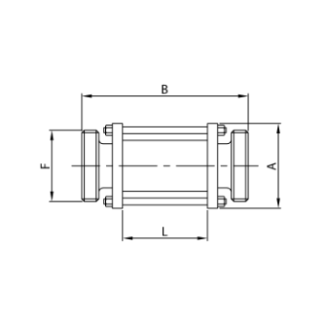 SPECOLA EF/EF 452D DN80 VMQ A304L DIN