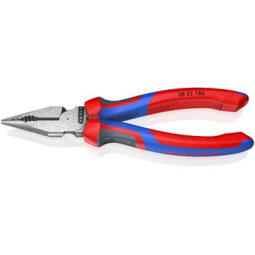 KNIPEX PINZA UNIVERSALE 185MM BICOMPONENTE TAGLIENTI CON SFACCETTATURA