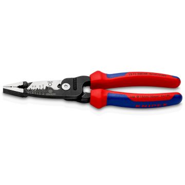 KNIPEX PINZA MULTIFUNZIONE 200MM BECCHI PIATTI PER ELETTRICISTI