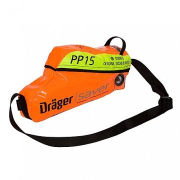 DRAEGER SAVER PP15 COMPLETO DI MASCHERA PIENOFACCIALE E BOMBOLA 3 LITRI 200 BAR PER AUTONOMIA DI 15 MINUTI