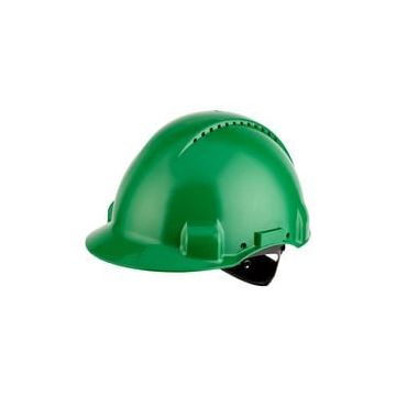 3M ELMETTO G3000NUV-GP VERDE VENTILATO BARDATURA PLASTICA