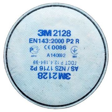 3M FILTRO GAS/VAPORI/POLVERI 2128 CLASSE P2 SERIE 2000