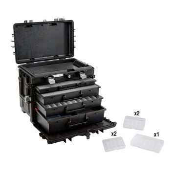 GT LINE VALIGIA TROLLEY AI1.KT01 4 CASSETTI